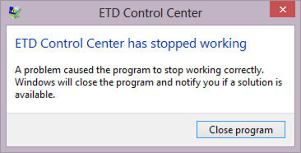 Как отключить центр управления ETD